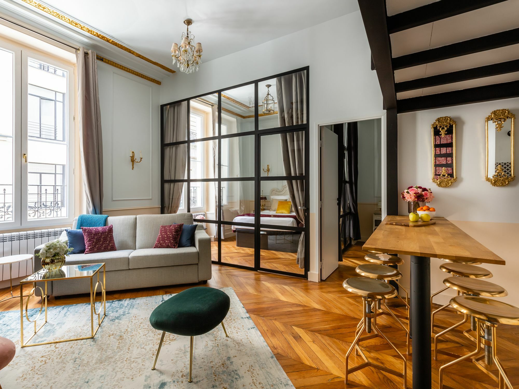 Apartment Luxury 3 Bedroom With Ac -louvre Marais